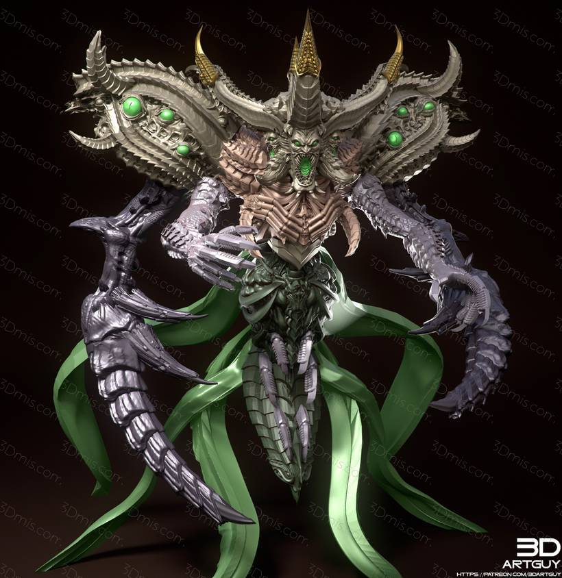 P站图纸印象馆 3DArtGuy 恶魔 3DArtGuy 恶魔