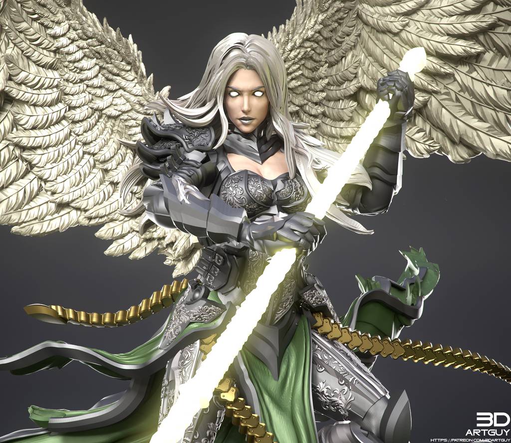 P站图纸印象馆 3DArtGuy 希望天使 3DArtGuy 希望天使