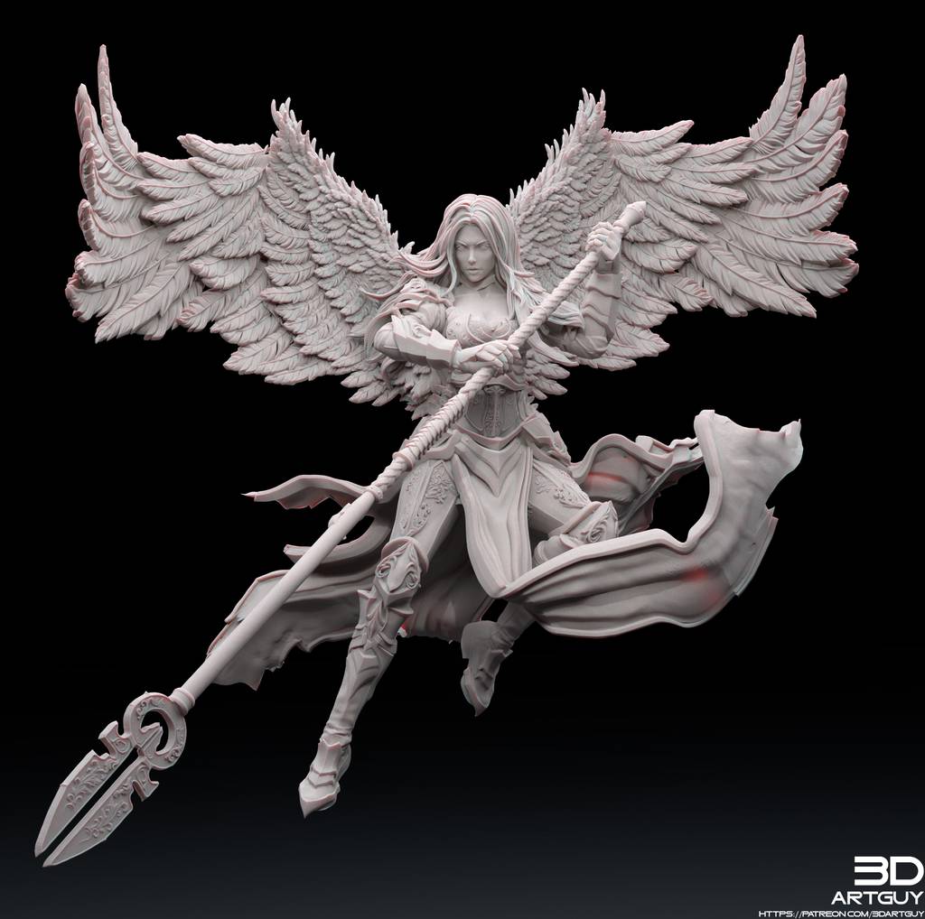 P站图纸印象馆 3DArtGuy 希望天使 3DArtGuy 希望天使