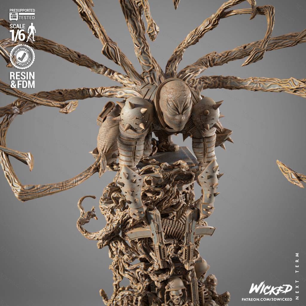 P站图纸印象馆 3DWicked 漫威 毒液特工 3DWicked 漫威 毒液特工