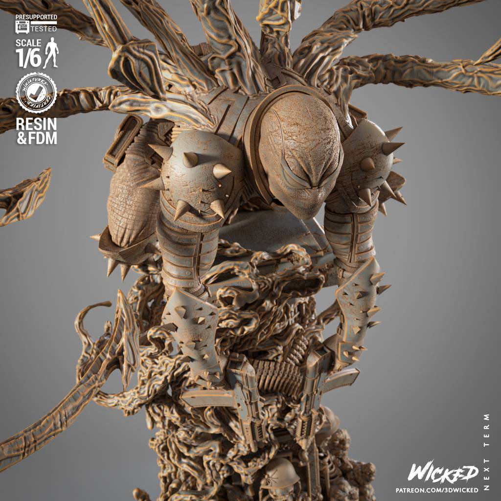 P站图纸印象馆 3DWicked 漫威 毒液特工 3DWicked 漫威 毒液特工