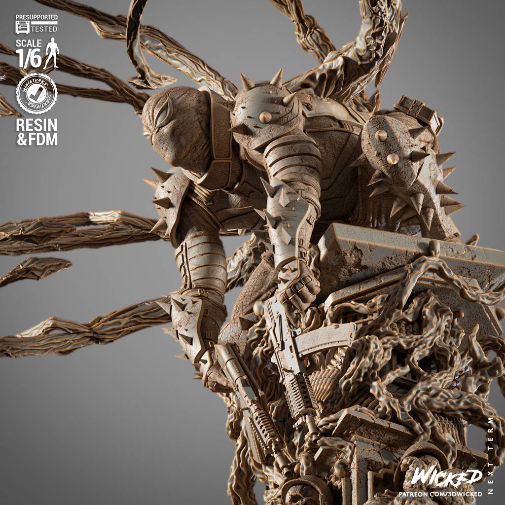 P站图纸印象馆 3DWicked 漫威 毒液特工 3DWicked 漫威 毒液特工