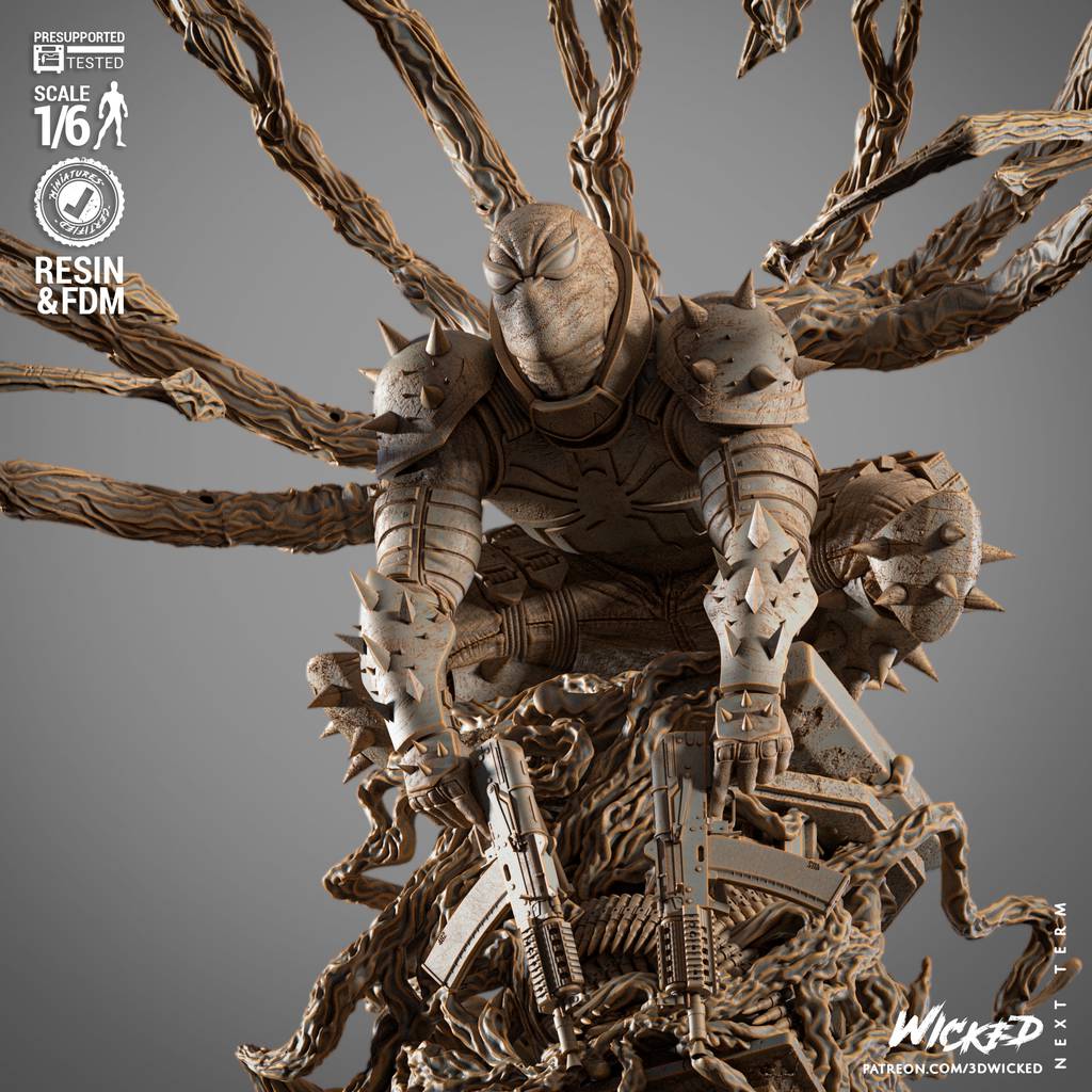 P站图纸印象馆 3DWicked 漫威 毒液特工 3DWicked 漫威 毒液特工