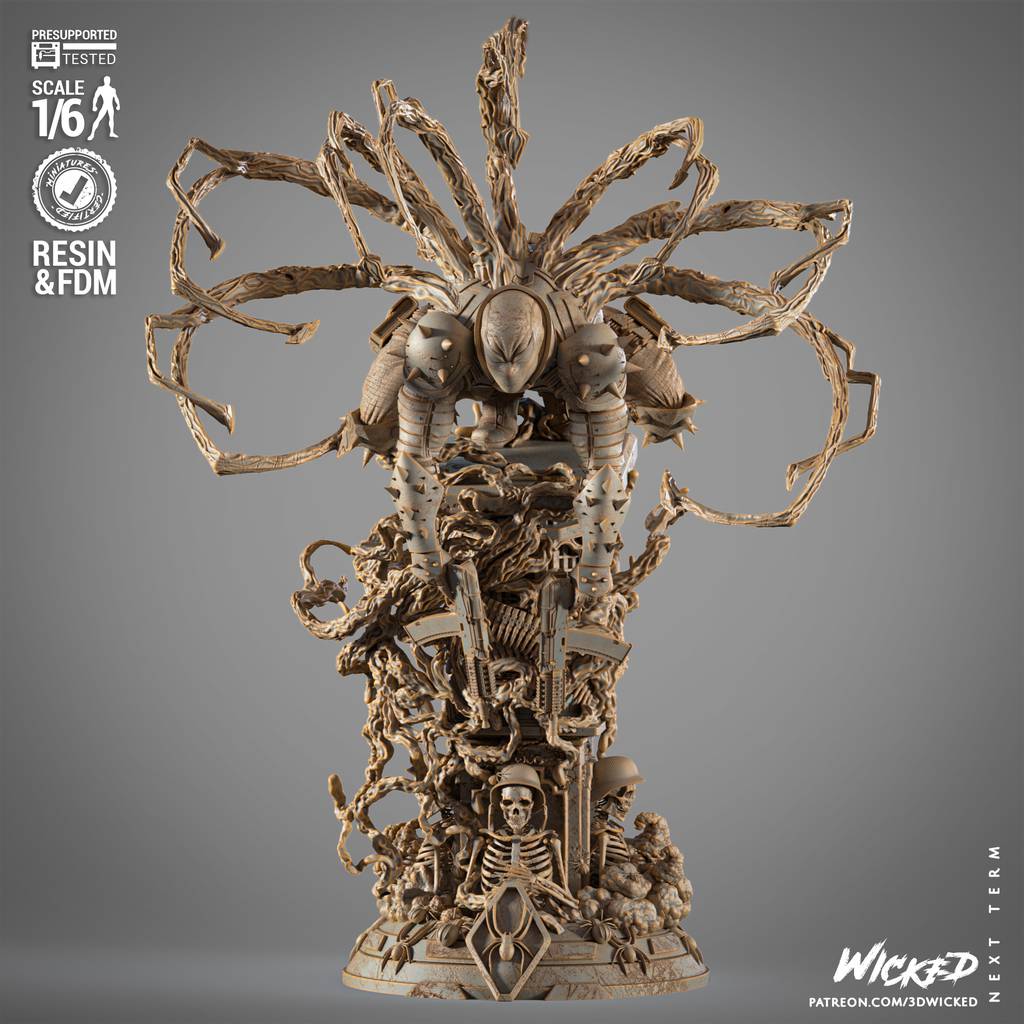 P站图纸印象馆 3DWicked 漫威 毒液特工 3DWicked 漫威 毒液特工