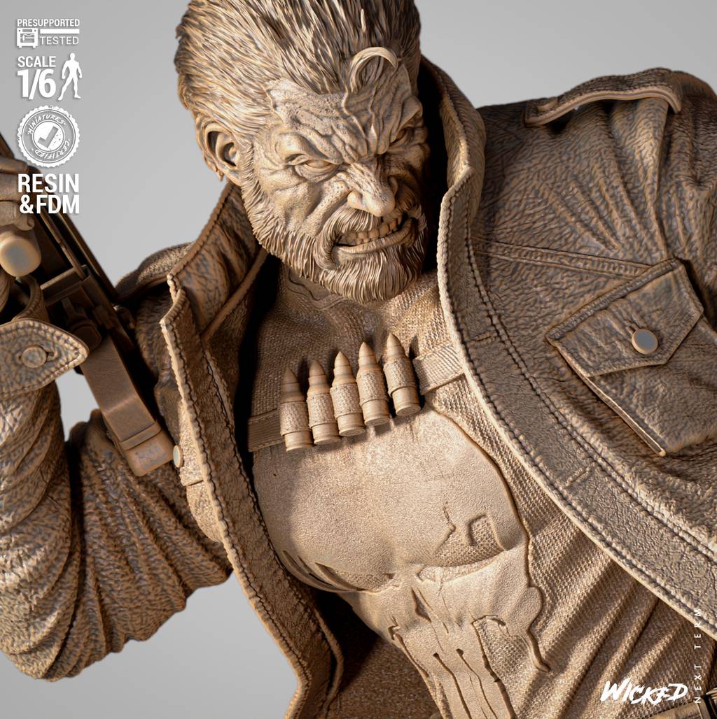 P站图纸印象馆 3DWicked 漫威 浩克和惩罚者 3DWicked 漫威 浩克和惩罚者