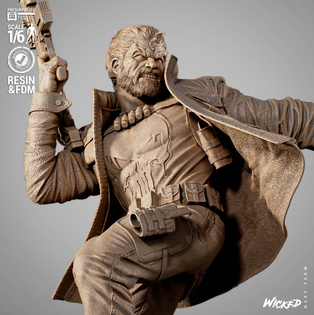 P站图纸印象馆 3DWicked 漫威 浩克和惩罚者 3DWicked 漫威 浩克和惩罚者