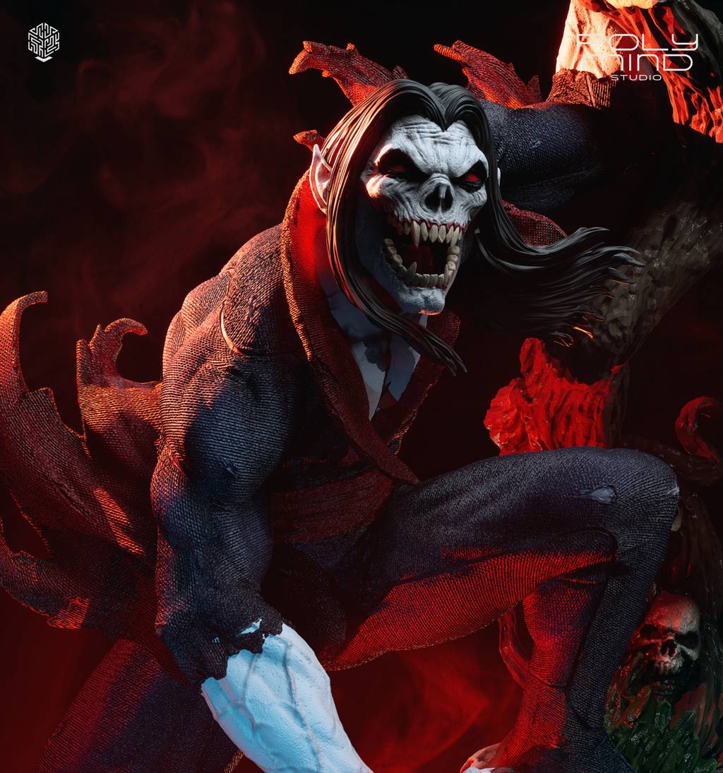 P站图纸印象馆 PolyMind 漫威 吸血鬼莫比亚斯 PolyMind 漫威 吸血鬼莫比亚斯