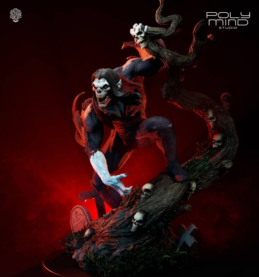 P站图纸印象馆 PolyMind 漫威 吸血鬼莫比亚斯 PolyMind 漫威 吸血鬼莫比亚斯