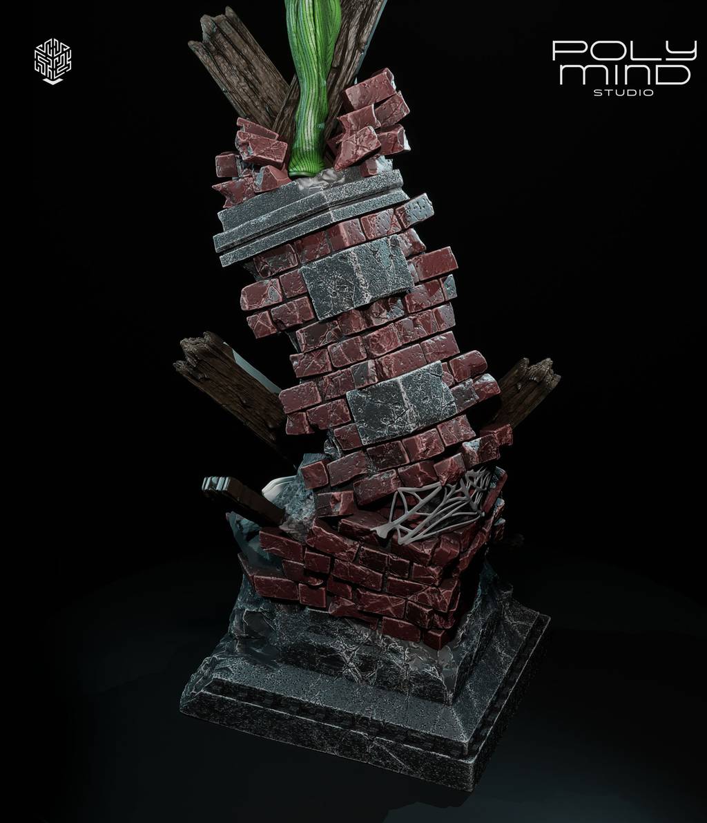 P站图纸印象馆 PolyMind 漫威 秃鹫 PolyMind 漫威 秃鹫