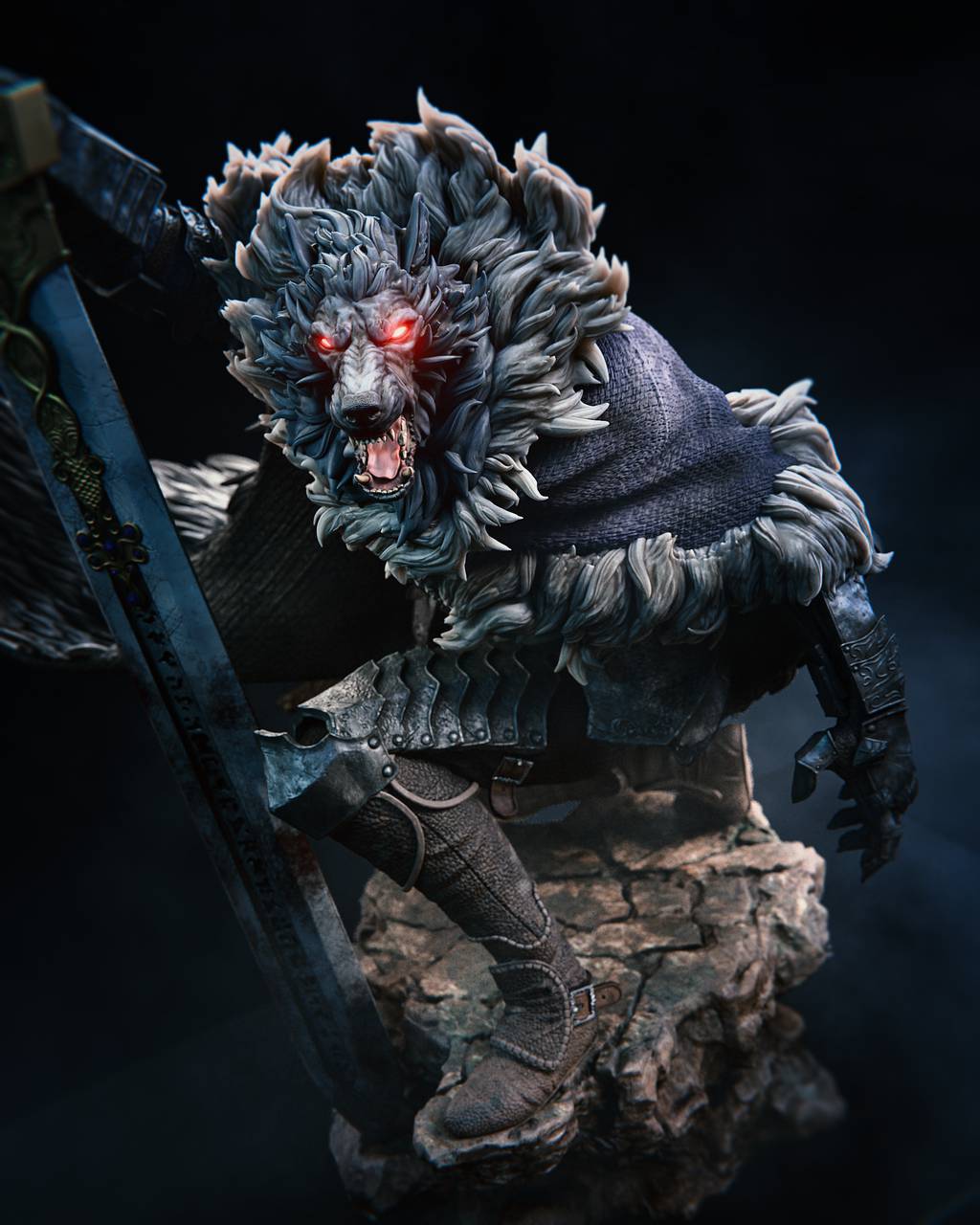 P站图纸印象馆 CA3D 艾尔登法环 布莱泽 CA3D 艾尔登法环 布莱泽