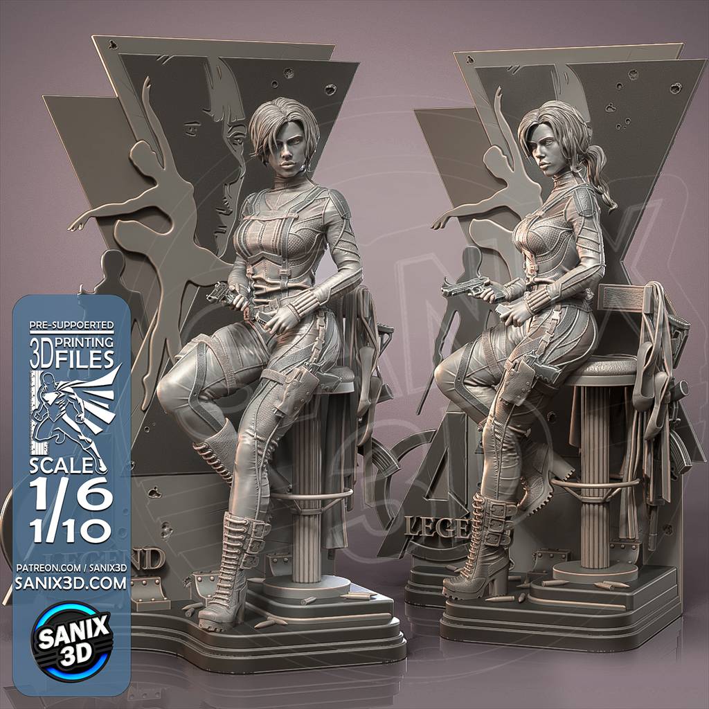 P站图纸印象馆 Sanix3d 漫威 娜塔莎·罗曼诺夫 Sanix3d 漫威 娜塔莎·罗曼诺夫