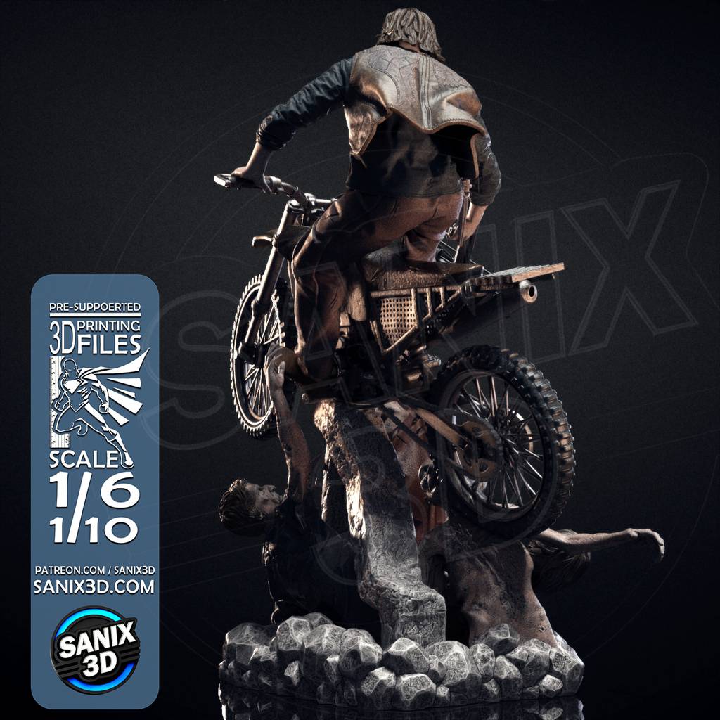 P站图纸印象馆 Sanix3d 行尸走肉 达里尔·迪克森 Sanix3d 行尸走肉 达里尔·迪克森