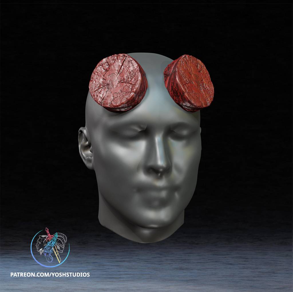 P站图纸印象馆 Yosh 地狱男爵 火焰王冠和犄角 Yosh 地狱男爵 火焰王冠和犄角