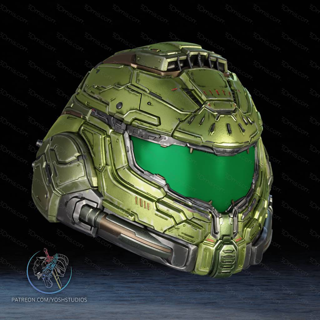 P站图纸印象馆 Yosh 毁灭战士 头盔 Yosh 毁灭战士 头盔