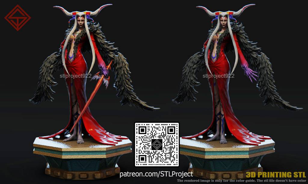 P站图纸印象馆 STL Project 最终幻想 时之魔女 STL Project 最终幻想 时之魔女