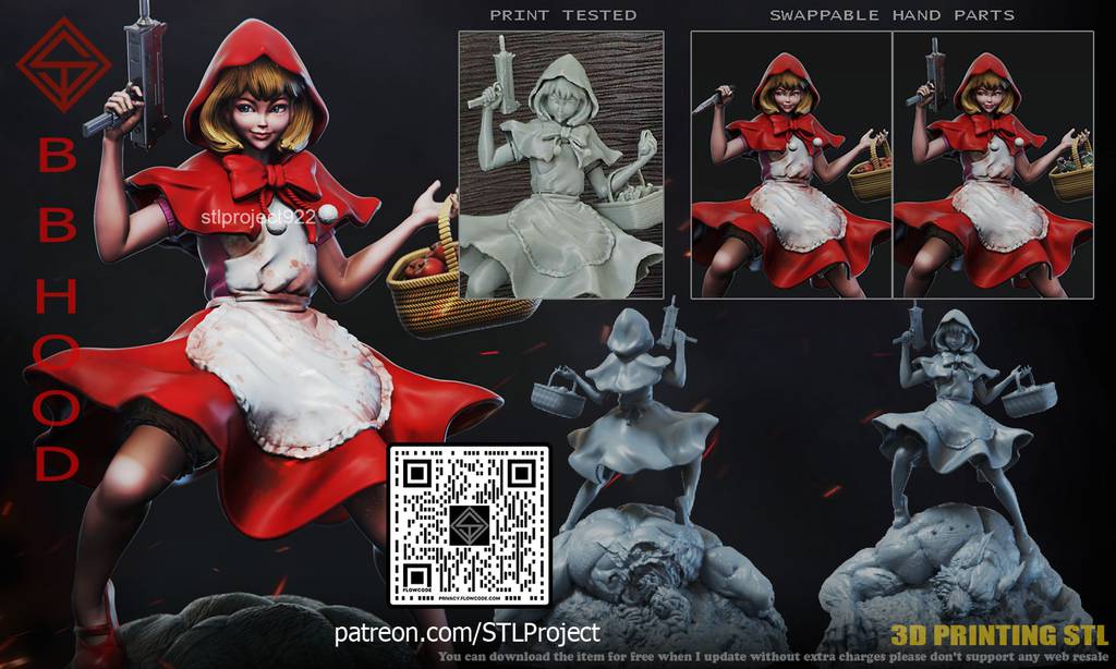 P站图纸印象馆 STL Project 魔域幽灵 邦尼宝贝 STL Project 魔域幽灵 邦尼宝贝