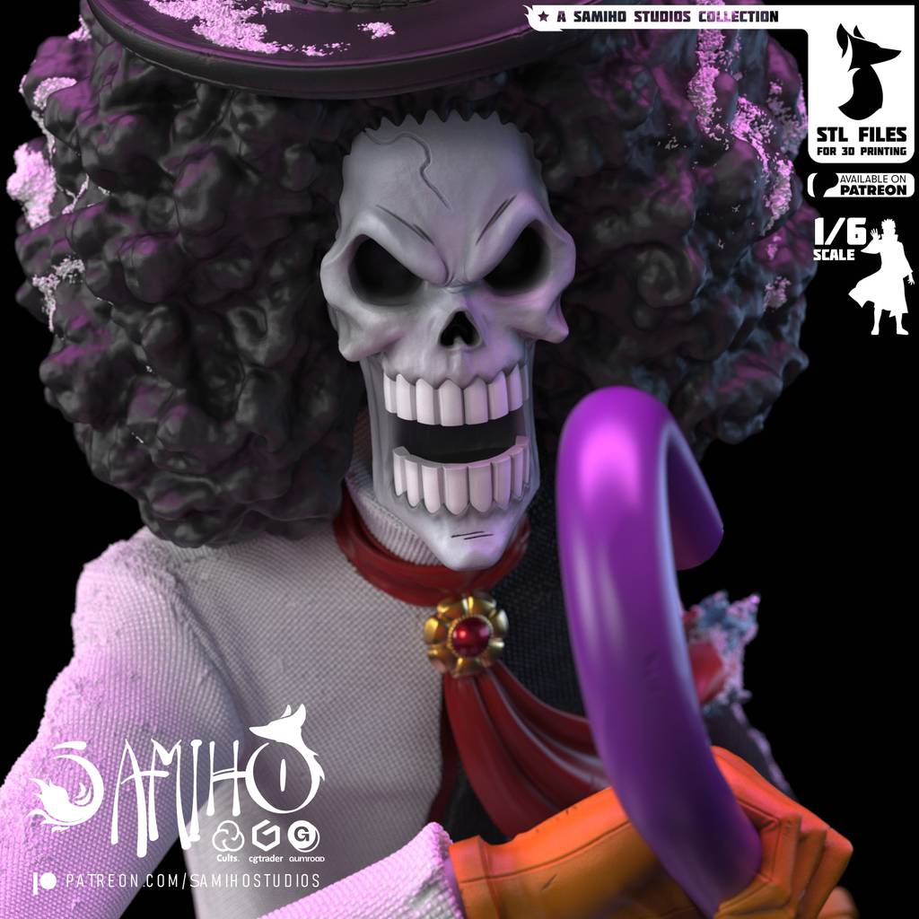 P站图纸印象馆 Samiho 海贼王 布鲁克 Samiho 海贼王 布鲁克