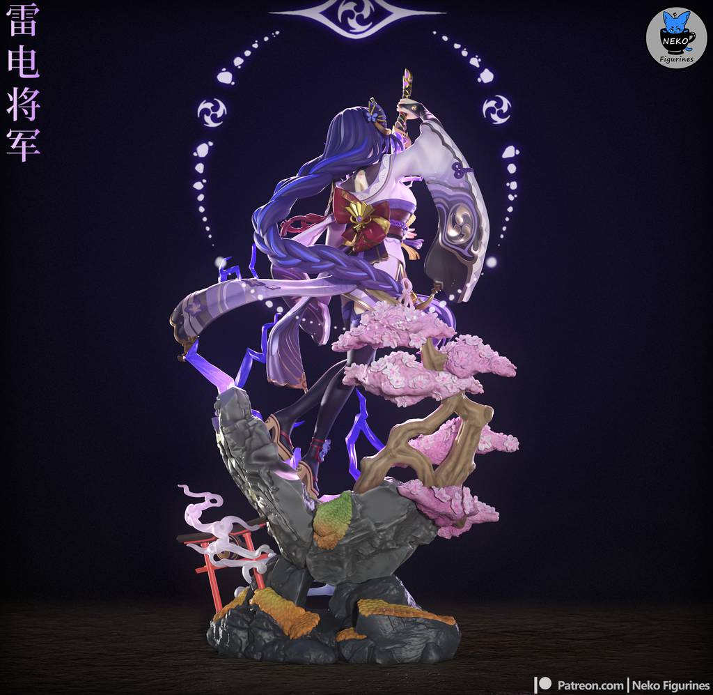 P站图纸印象馆 Neko 原神 雷电将军 Neko 原神 雷电将军