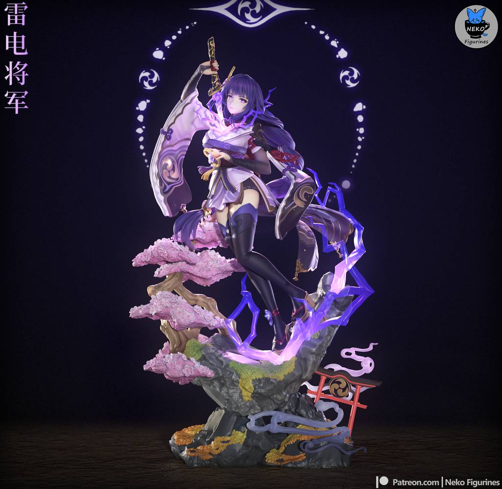 P站图纸印象馆 Neko 原神 雷电将军 Neko 原神 雷电将军