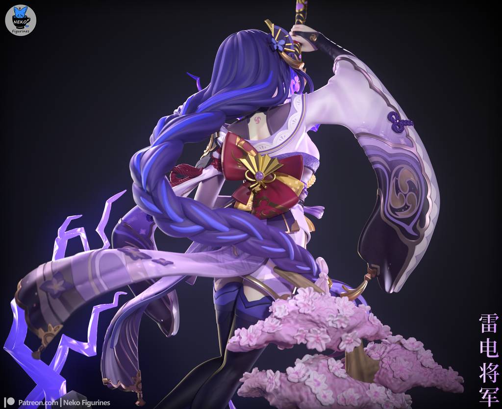 P站图纸印象馆 Neko 原神 雷电将军 Neko 原神 雷电将军