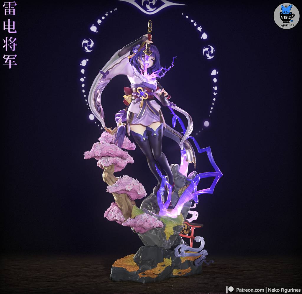 P站图纸印象馆 Neko 原神 雷电将军 Neko 原神 雷电将军