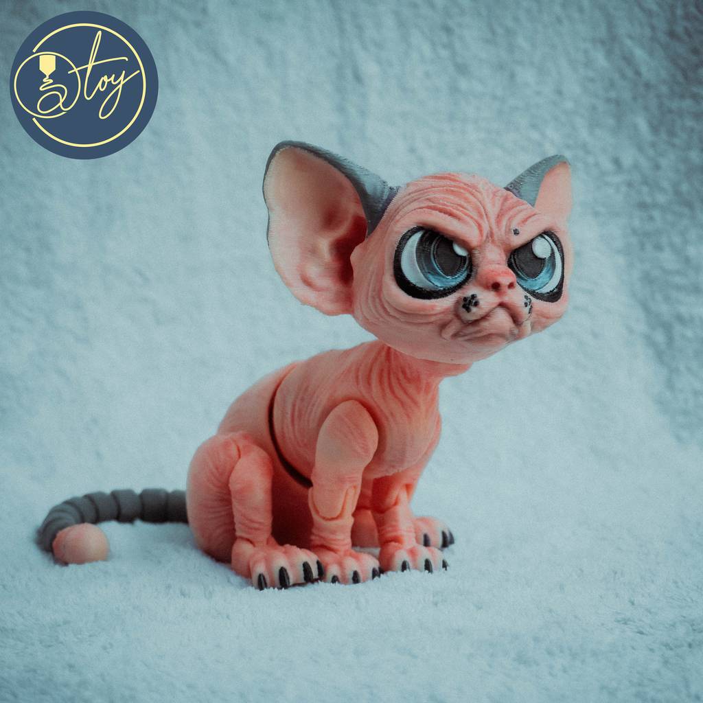 P站图纸印象馆 斯芬克斯猫 拉里 斯芬克斯猫 拉里