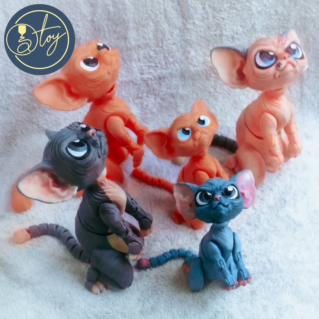 P站图纸印象馆 斯芬克斯猫 拉里 斯芬克斯猫 拉里