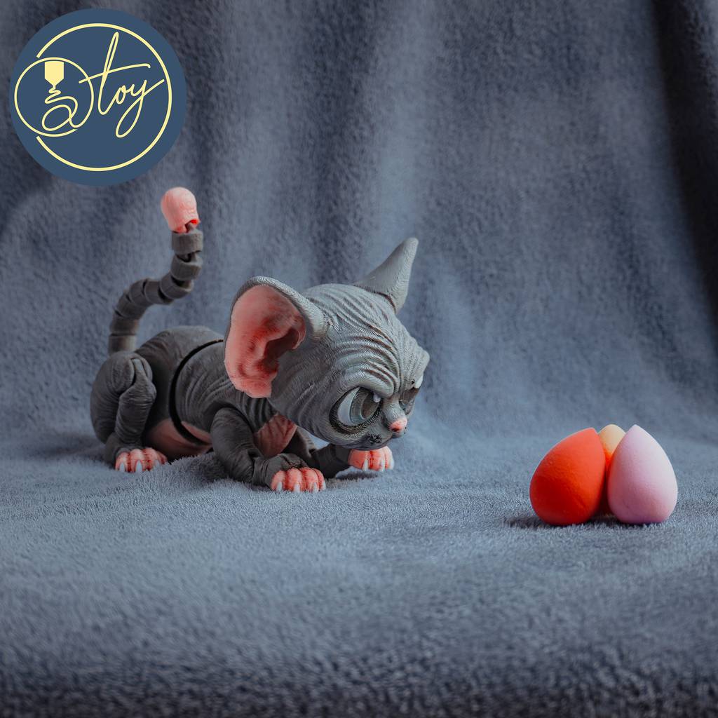 P站图纸印象馆 斯芬克斯猫 拉里 斯芬克斯猫 拉里