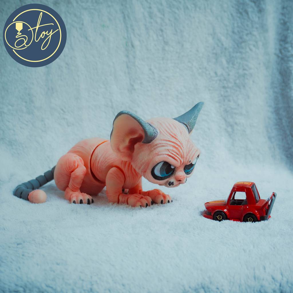 P站图纸印象馆 斯芬克斯猫 拉里 斯芬克斯猫 拉里