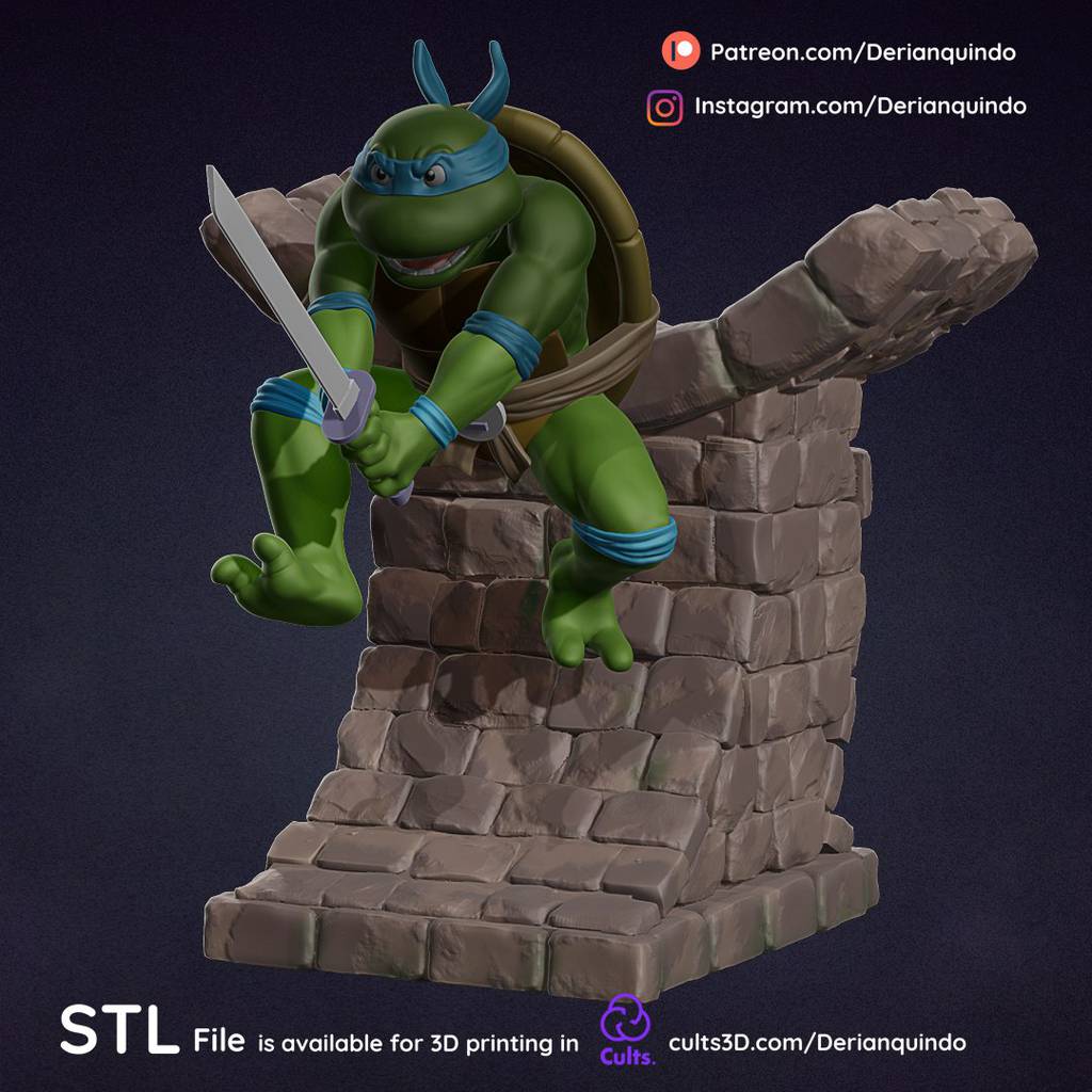 P站图纸印象馆 忍者神龟 利奥纳多 忍者神龟 利奥纳多