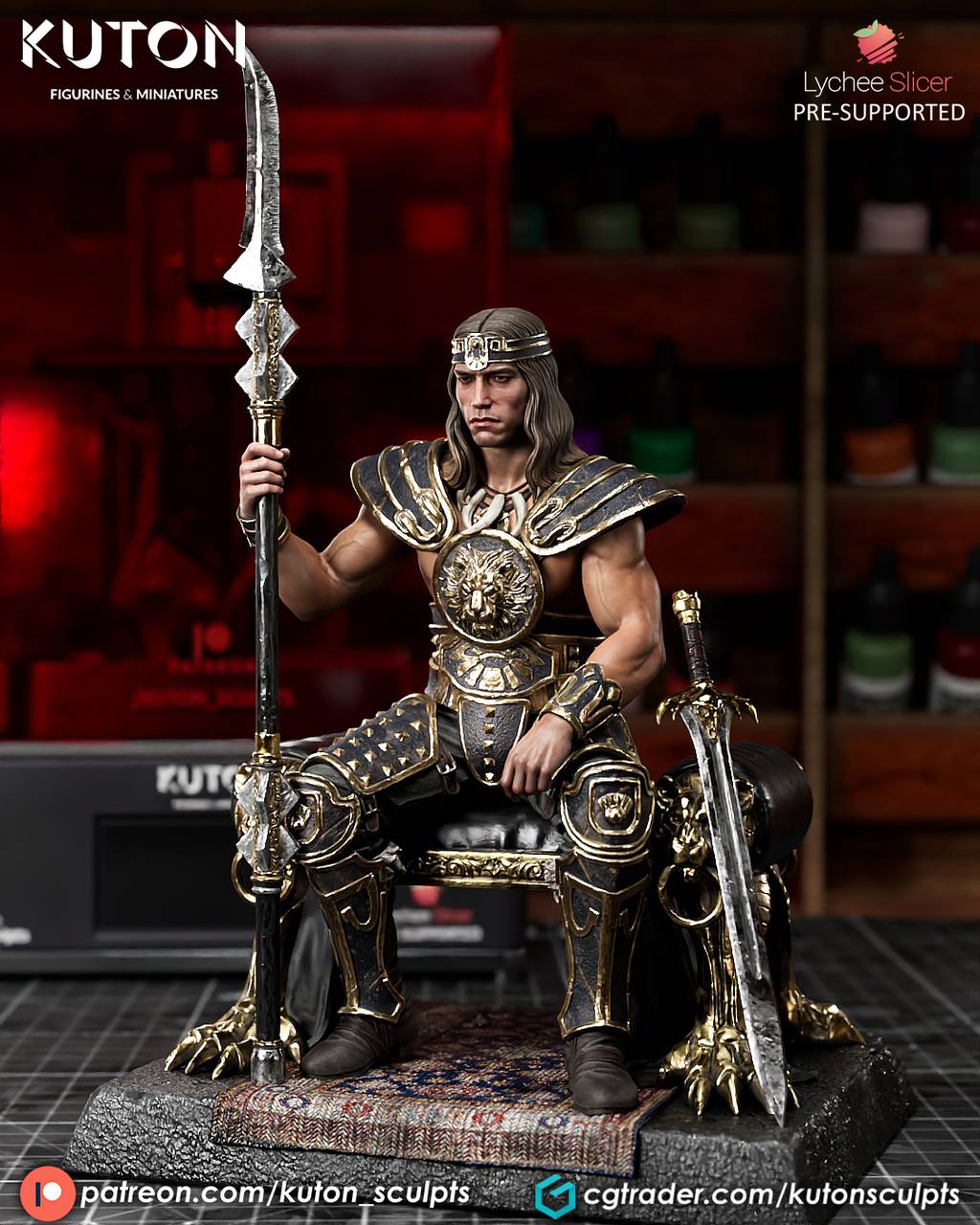 P站图纸印象馆 KUTON 漫威 野蛮人柯南 KUTON 漫威 野蛮人柯南