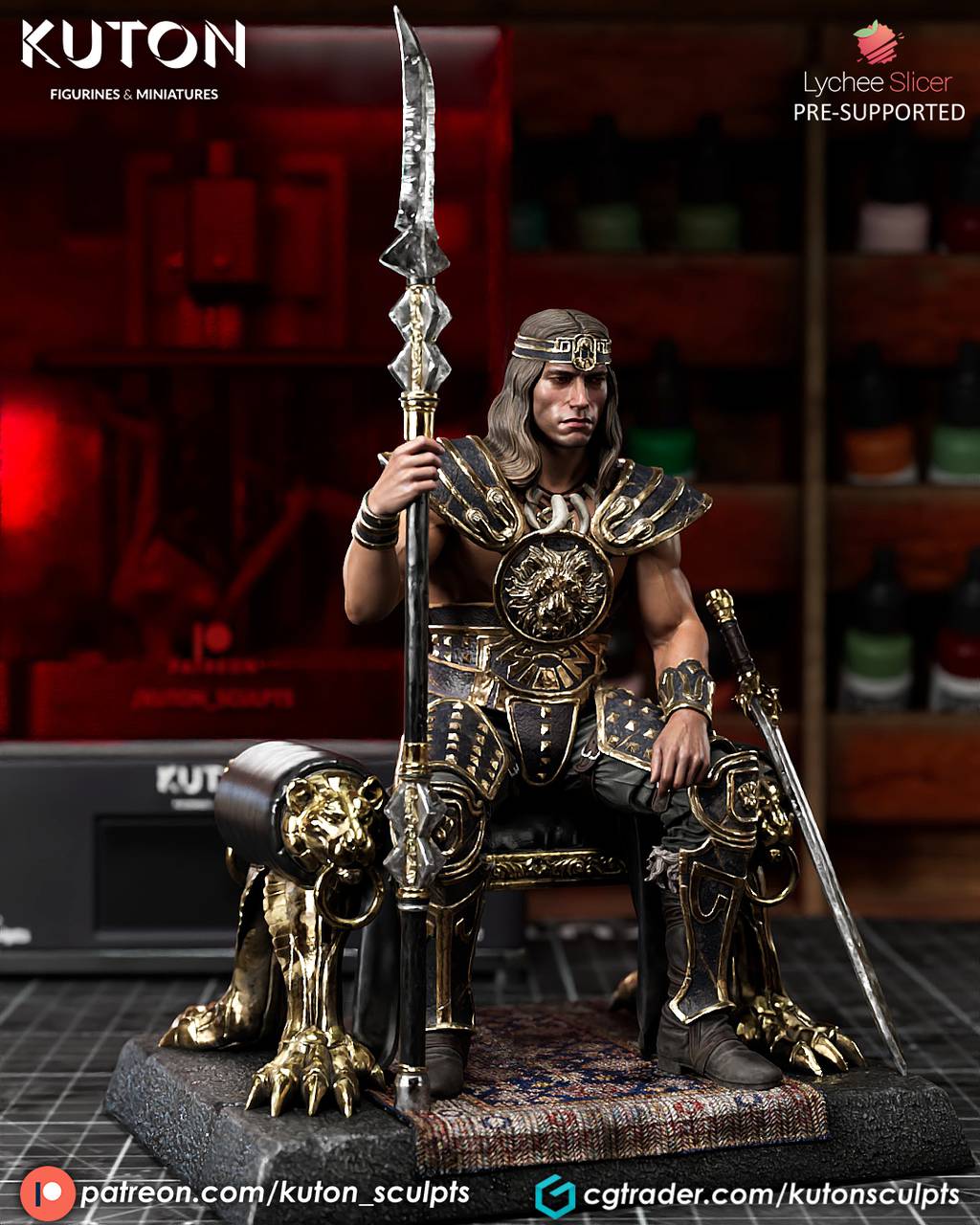 P站图纸印象馆 KUTON 漫威 野蛮人柯南 KUTON 漫威 野蛮人柯南