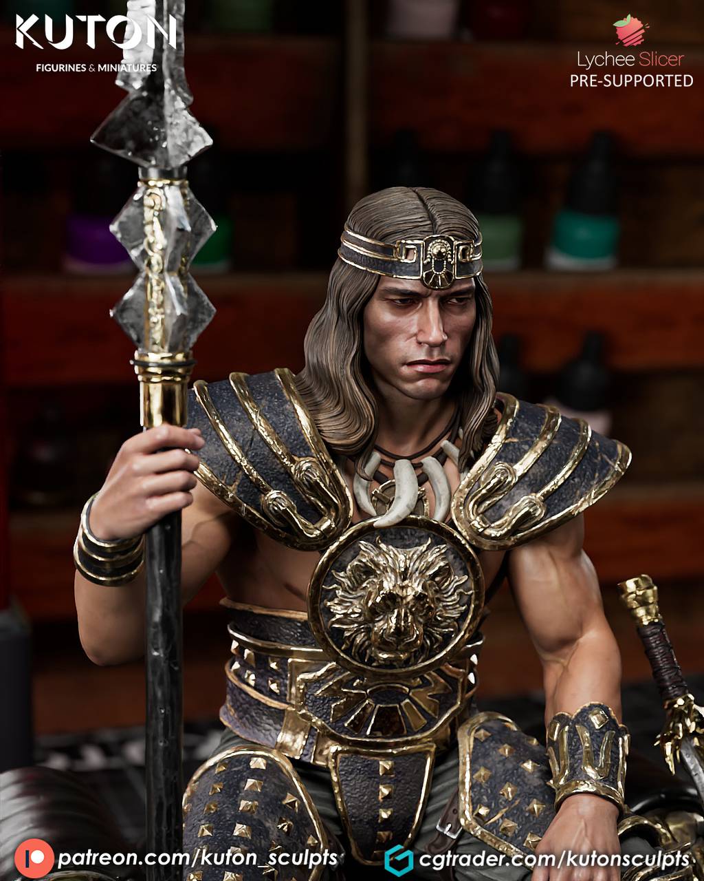 P站图纸印象馆 KUTON 漫威 野蛮人柯南 KUTON 漫威 野蛮人柯南