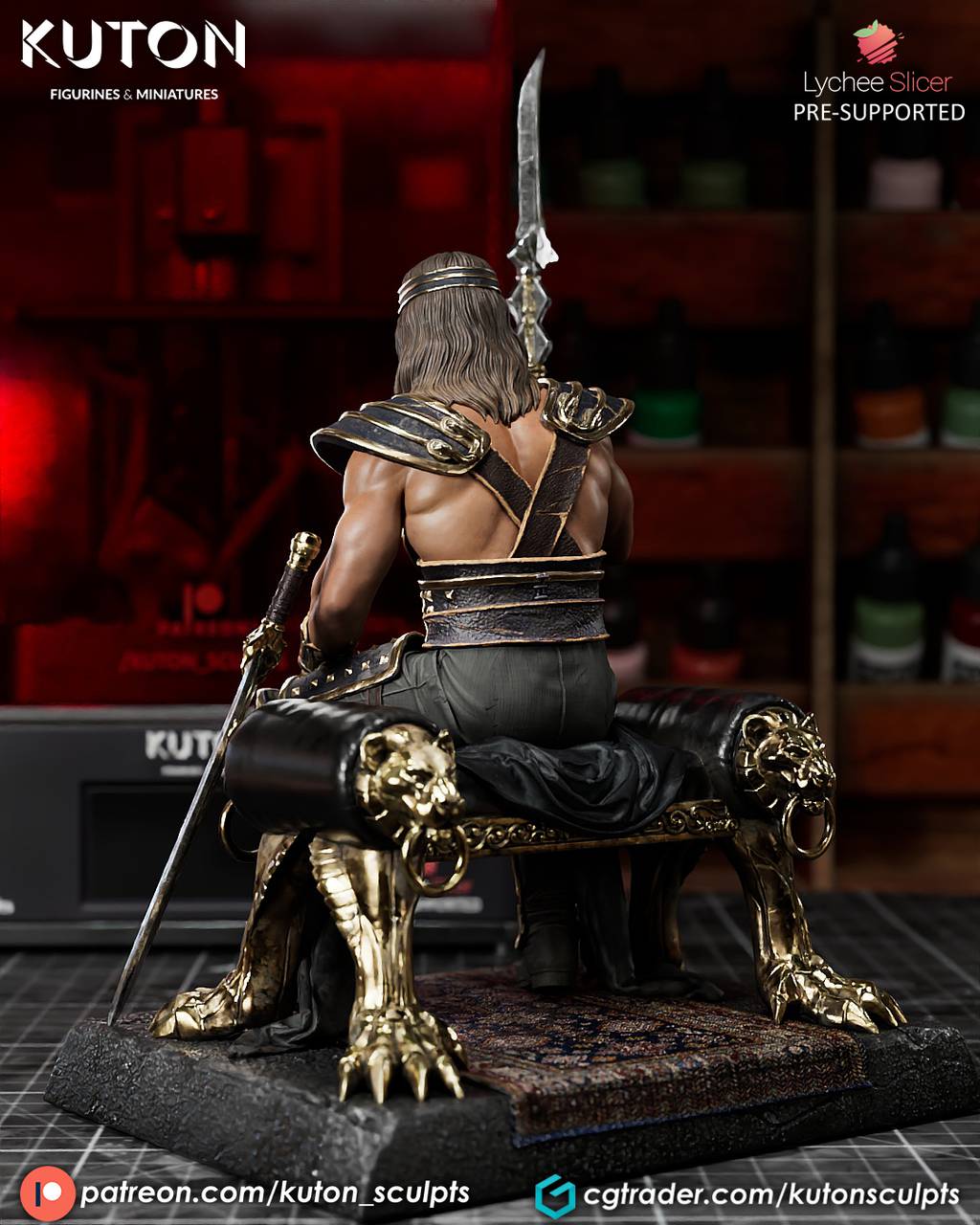 P站图纸印象馆 KUTON 漫威 野蛮人柯南 KUTON 漫威 野蛮人柯南