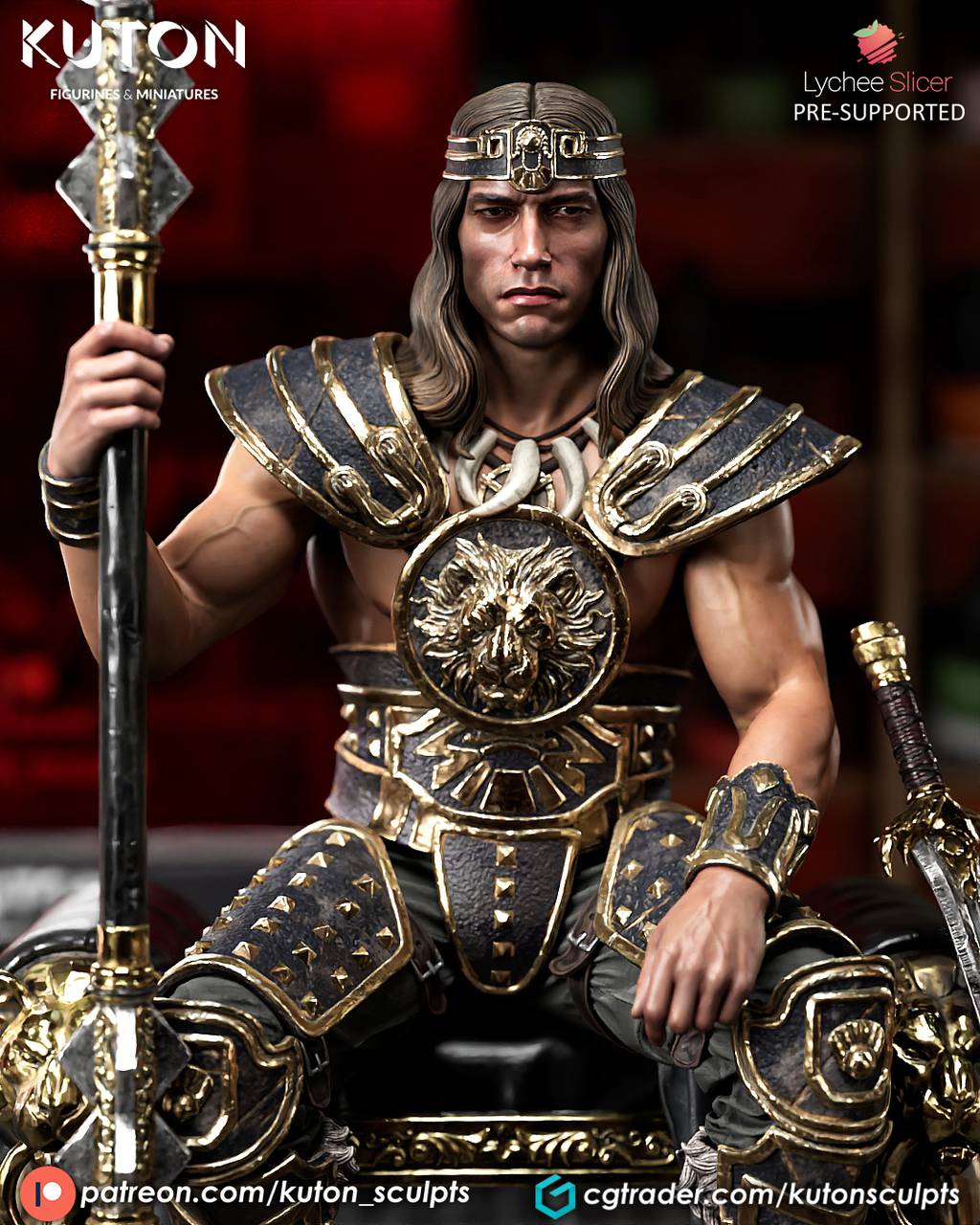 P站图纸印象馆 KUTON 漫威 野蛮人柯南 KUTON 漫威 野蛮人柯南