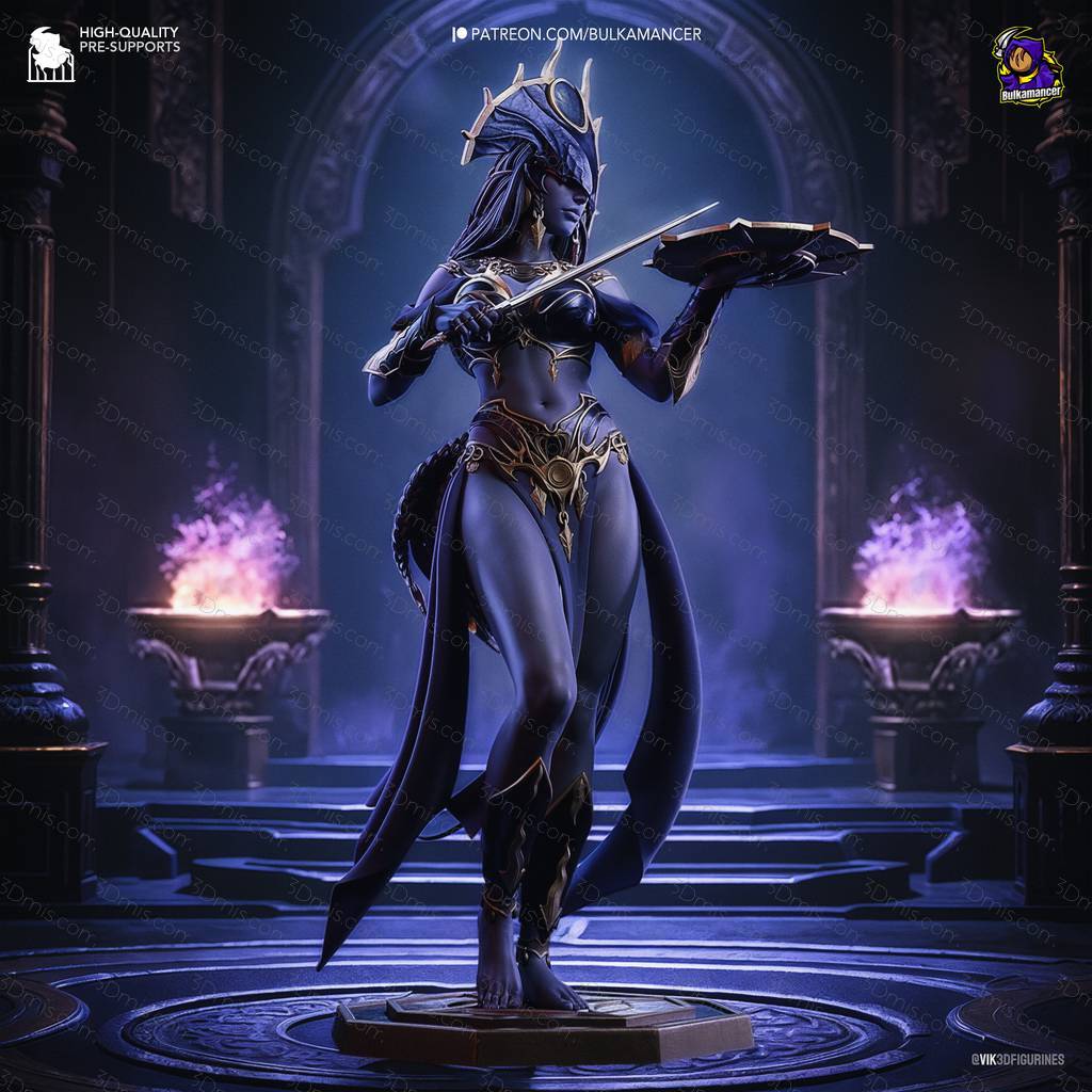 P站图纸印象馆 Bulkamancer 博德之门 夜之女莎尔 Bulkamancer 博德之门 夜之女莎尔