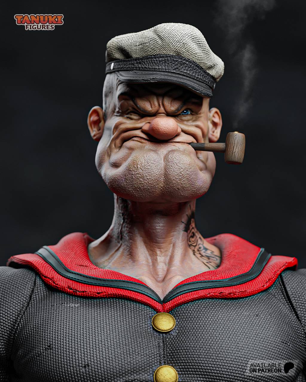 P站图纸印象馆 Tanuki Figures 大力水手 波派 Tanuki Figures 大力水手 波派
