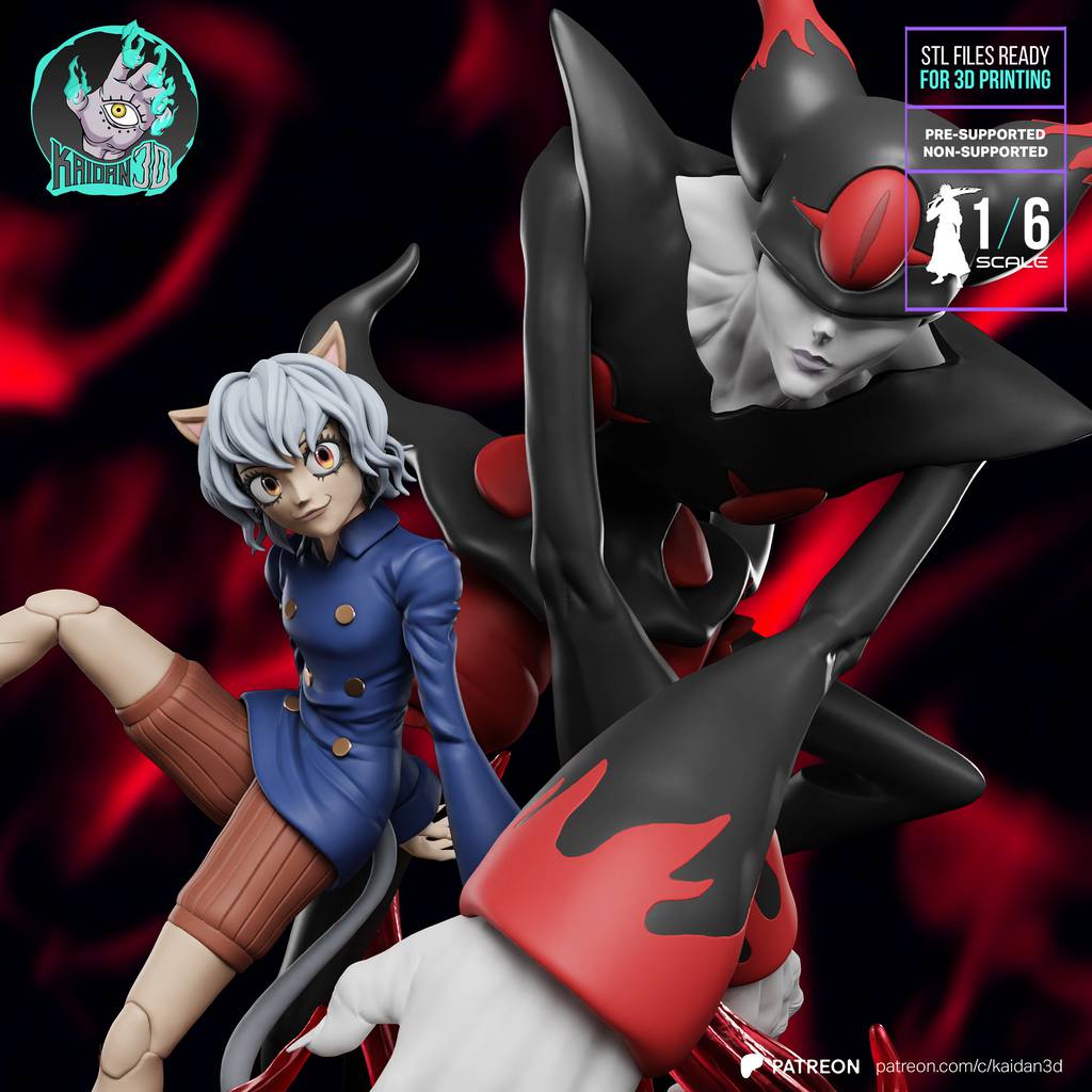 P站图纸印象馆 Kaidan 全职猎人 尼飞比特和黑子舞想 Kaidan 全职猎人 尼飞比特和黑子舞想