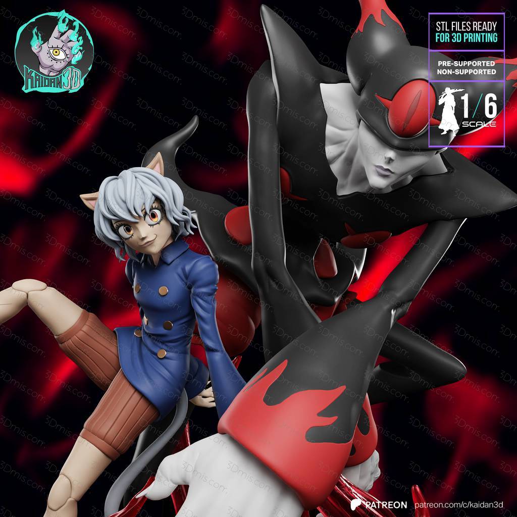 P站图纸印象馆 Kaidan 全职猎人 尼飞比特和黑子舞想 Kaidan 全职猎人 尼飞比特和黑子舞想