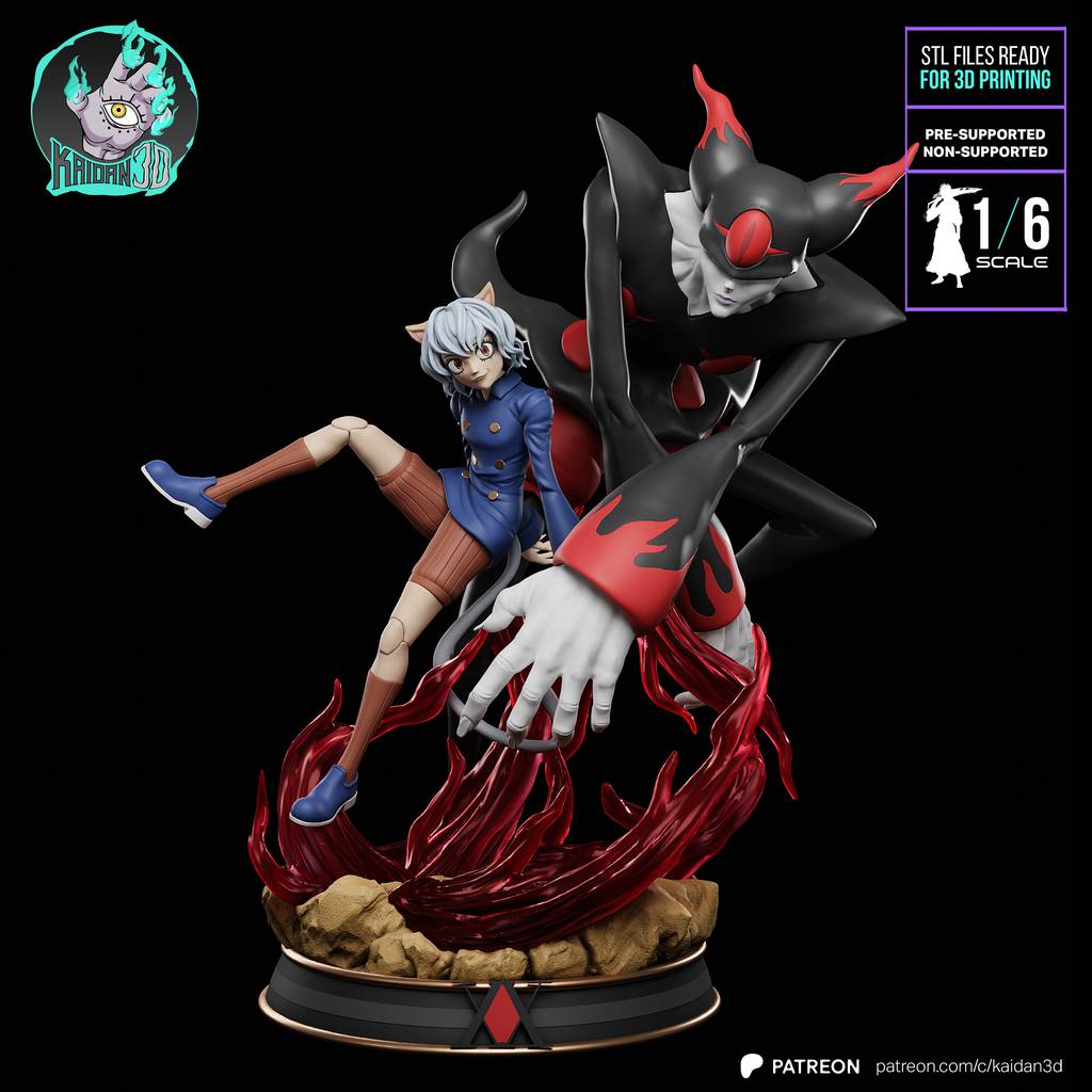 P站图纸印象馆 Kaidan 全职猎人 尼飞比特和黑子舞想 Kaidan 全职猎人 尼飞比特和黑子舞想