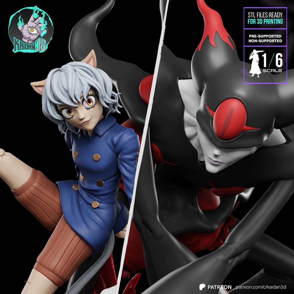 P站图纸印象馆 Kaidan 全职猎人 尼飞比特和黑子舞想 Kaidan 全职猎人 尼飞比特和黑子舞想