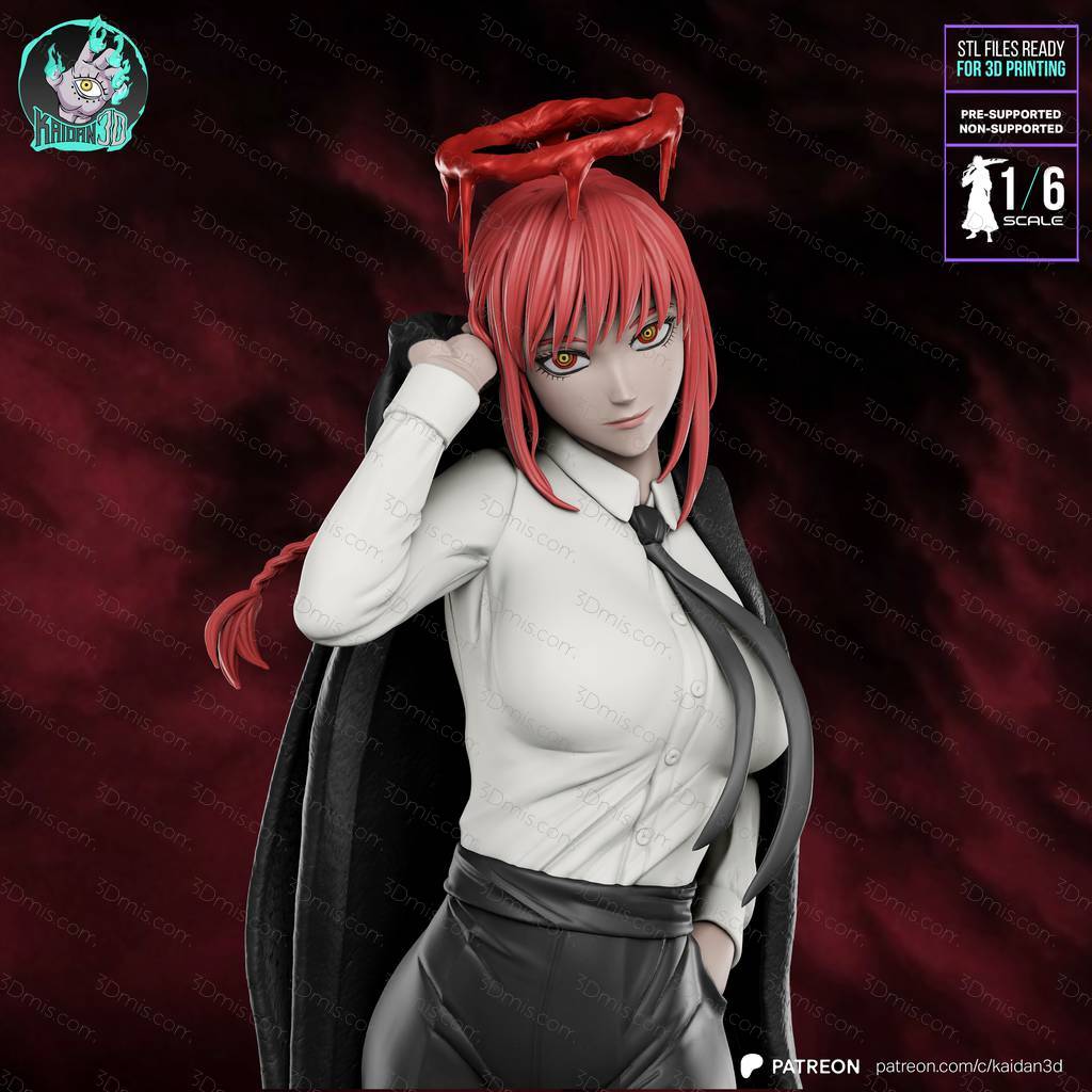 P站图纸印象馆 Kaidan 电锯人 玛奇玛 Kaidan 电锯人 玛奇玛