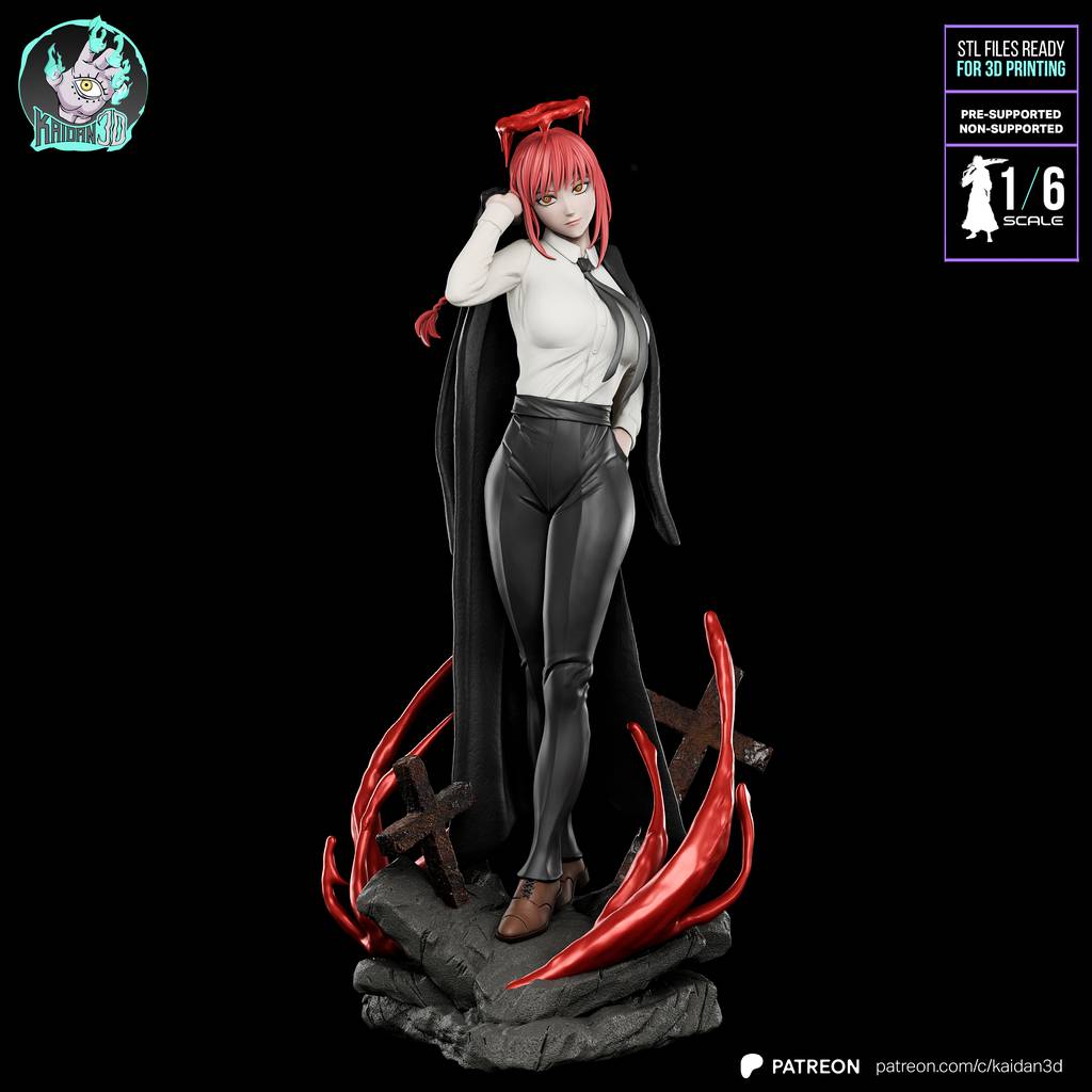 P站图纸印象馆 Kaidan 电锯人 玛奇玛 Kaidan 电锯人 玛奇玛