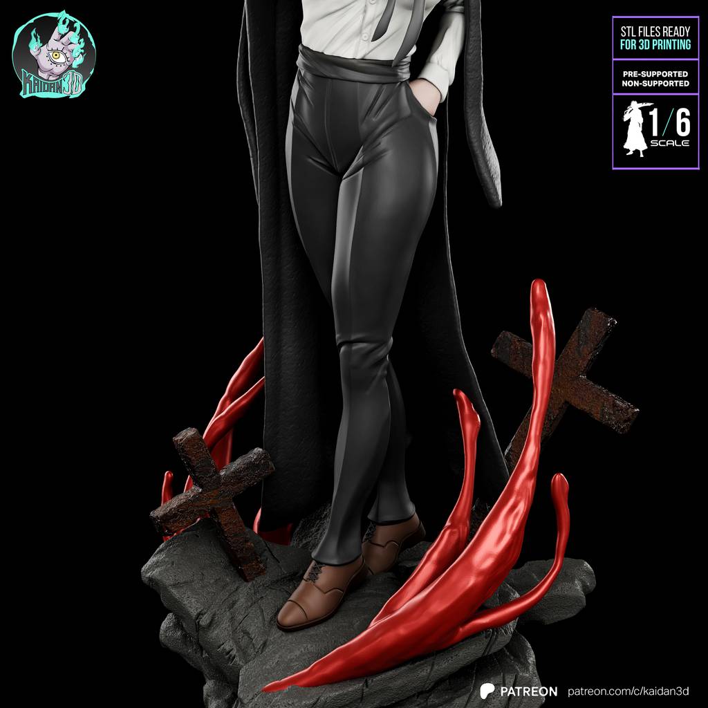 P站图纸印象馆 Kaidan 电锯人 玛奇玛 Kaidan 电锯人 玛奇玛