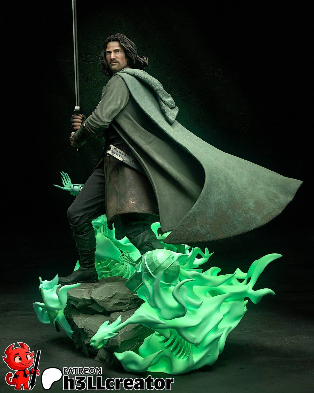 P站图纸印象馆 H3LL 指环王 阿拉贡 H3LL 指环王 阿拉贡