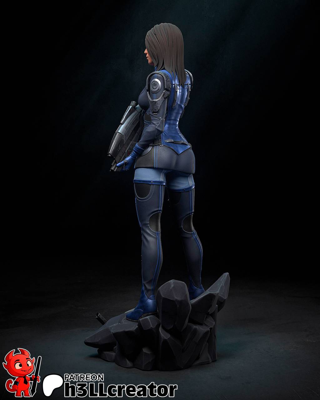 P站图纸印象馆 H3LL 质量效应 阿什丽 H3LL 质量效应 阿什丽