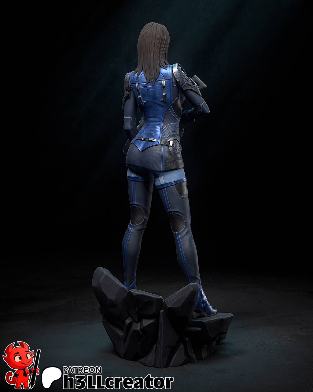 P站图纸印象馆 H3LL 质量效应 阿什丽 H3LL 质量效应 阿什丽