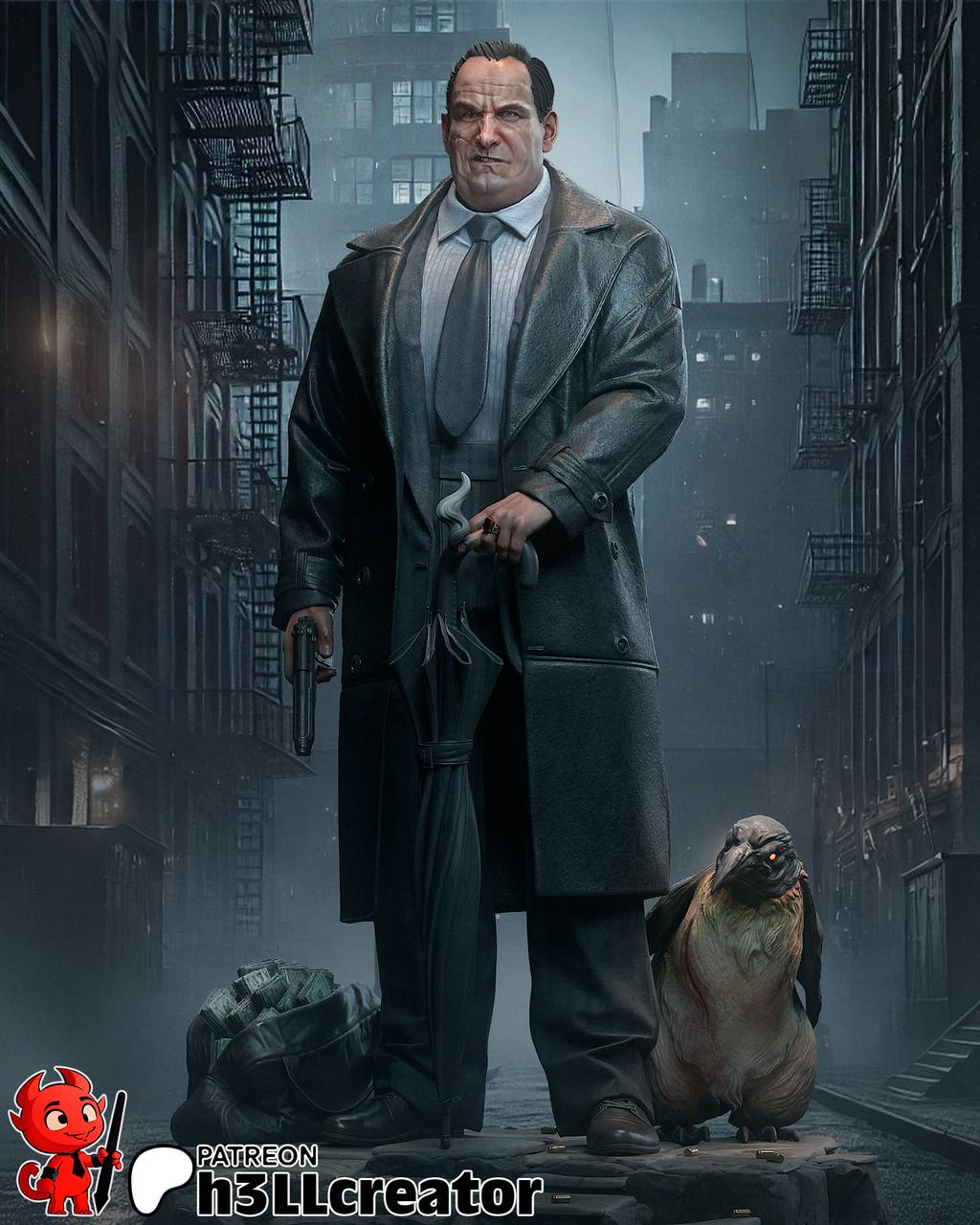 P站图纸印象馆 H3LL 企鹅人 奥斯瓦尔德·科布 H3LL 企鹅人 奥斯瓦尔德·科布