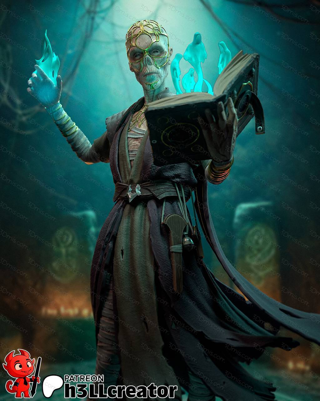 P站图纸印象馆 H3LL 博德之门 白骨老爹 H3LL 博德之门 白骨老爹