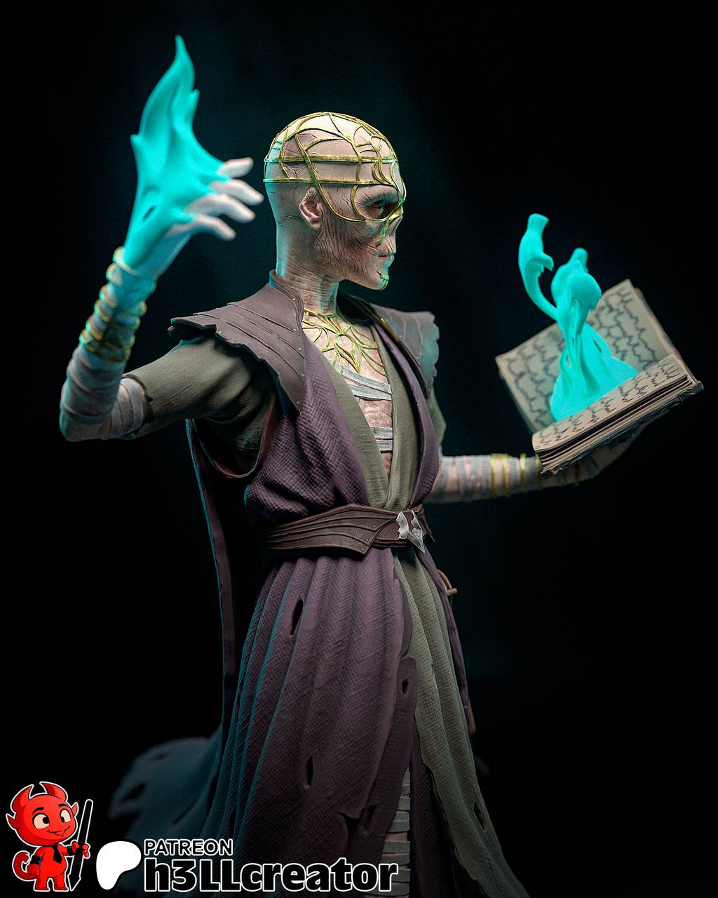 P站图纸印象馆 H3LL 博德之门 白骨老爹 H3LL 博德之门 白骨老爹